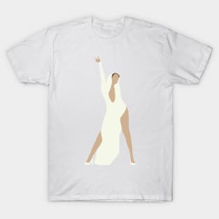Kylie Minogue White Dress Can't Get You Out Of My Head T-Shirt
